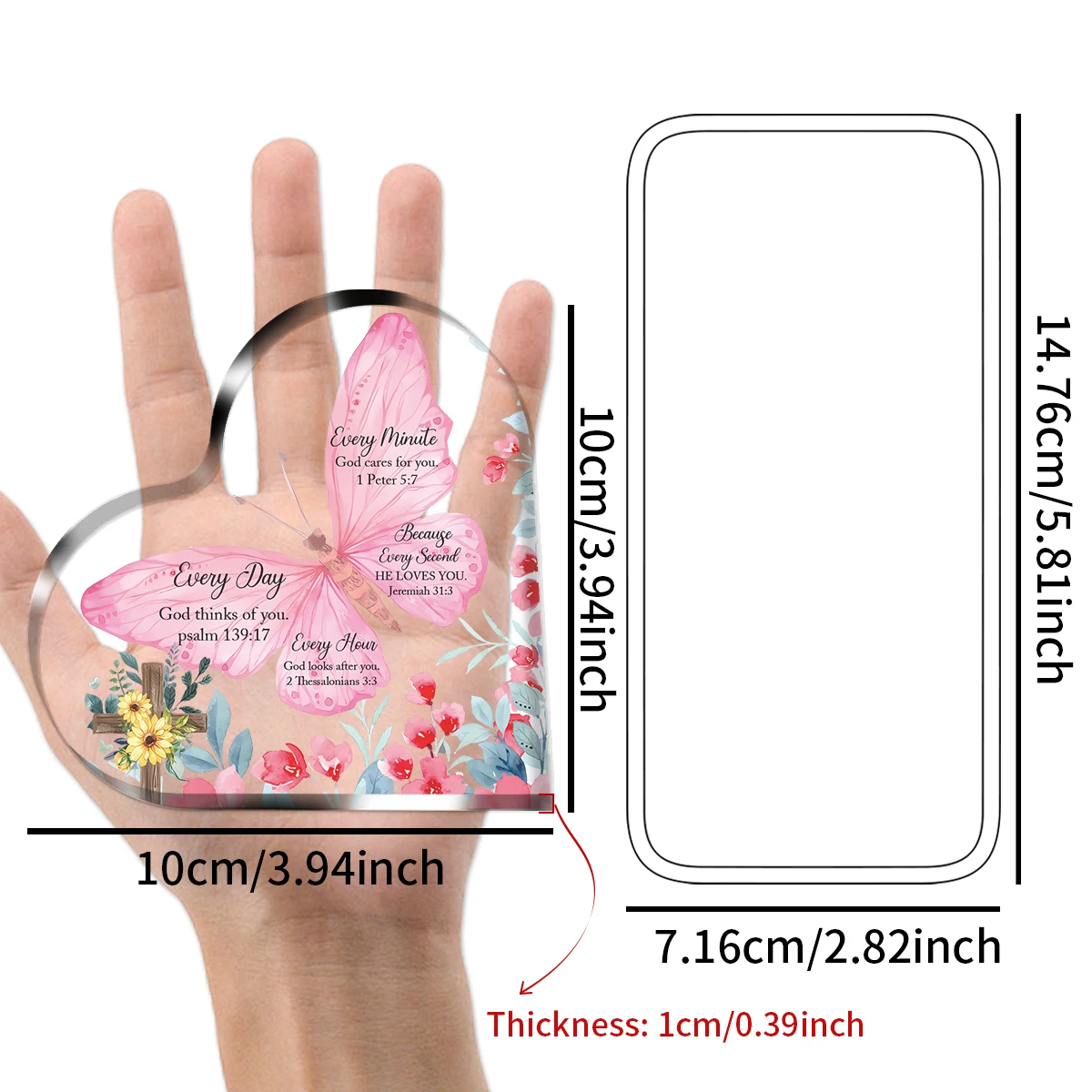 1PC Yakli Сердечная табличка День Святого Валентина украшенная логотипом Сердце