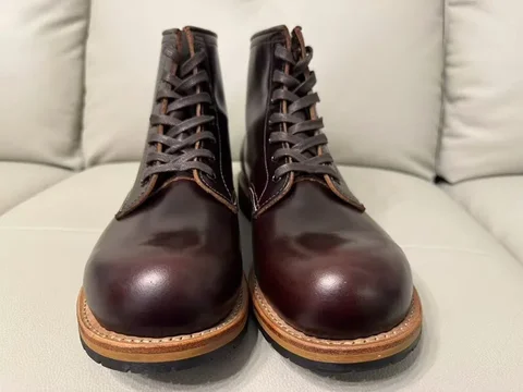 Мужские ботинки высокого качества, ботильоны на танкетке из коровьей кожи с круглым носком и рантом Goodyear, ботинки для инструментов