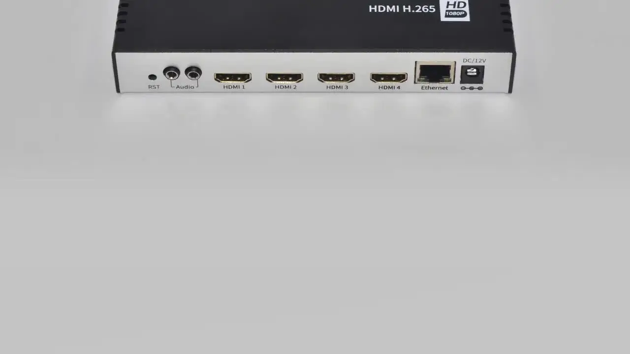 4-канальный H.265 HDMI для IP-интерфейса |