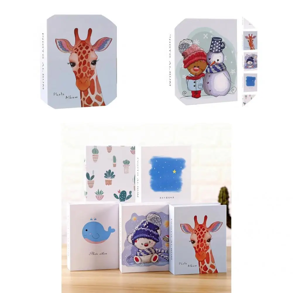 

Photo Book Inserted Type 100 Pockets Anti-aging Travel Souvenir Photo Book Family Photo Album for Camera