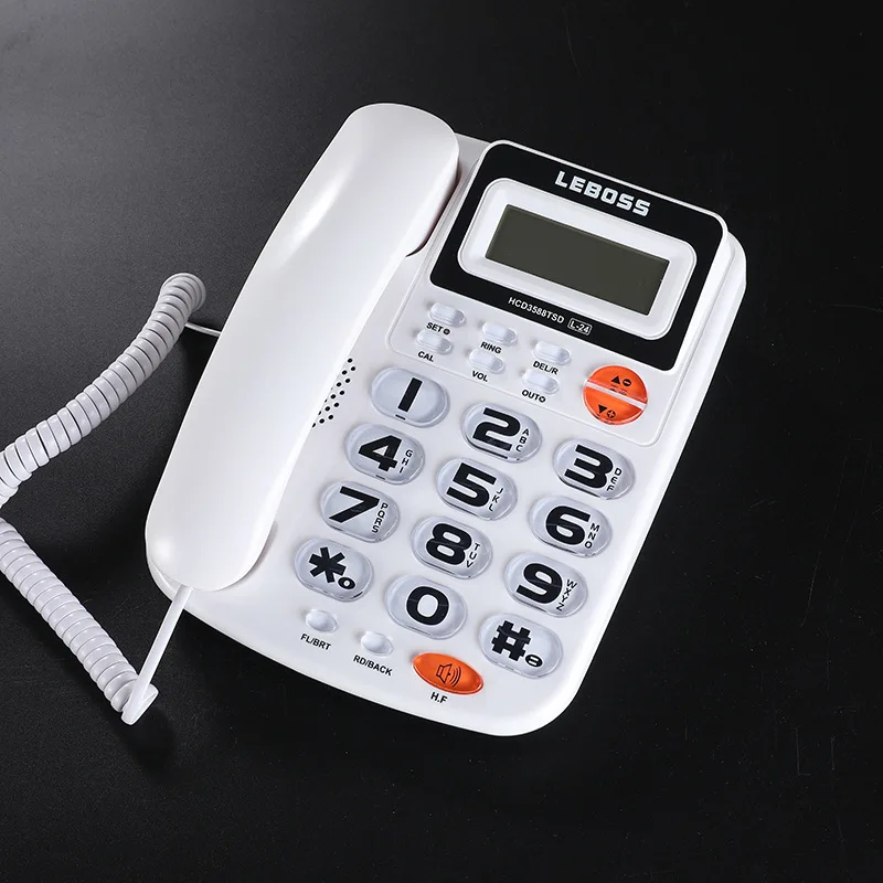 

Big Button Corded Telephone with Speaker for Seniors, Amplified Caller ID Landline Phone for Old People, Phone for Seniors