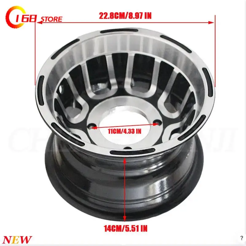 

8-дюймовый Обод Для Заднего И Переднего Колеса Квадроцикла, Совместимый С Квадроциклами И Картингом, 19x7-8, 18x9-50, 21x7-8