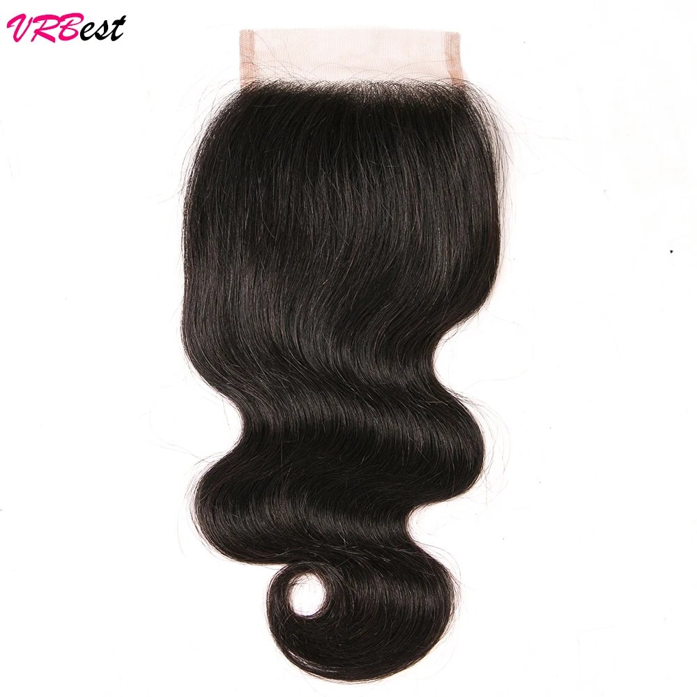 4x4 Transparent Swiss Lace Closure Body Wave Human Hair Lace Closure Wholesale Price Free Part Middle Part Side Part Remy Hair