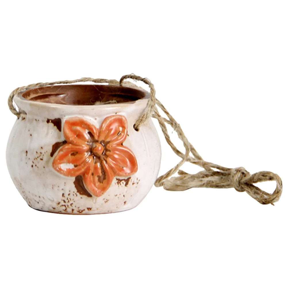 

Flower Pots Ceramic Planter Hanging Flowerpot Decorate Planters Ceramics Garden