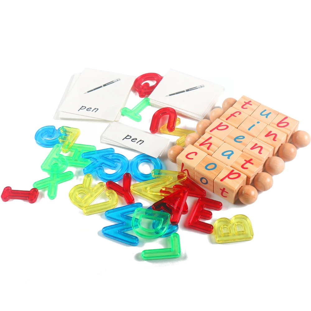 

Montessori Wooden Toys Learning Materials Spining Blocks Educational Toys For Children Teaching Aid Toys For Toddlers D65Y