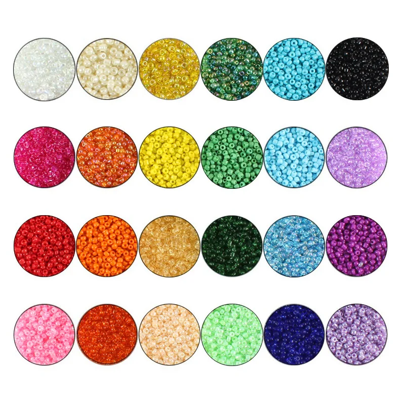 3mm Glass Seed Beads For Jewelry Making Set Diy Charms For Jewelry Making Beads For Jewelry Kit To Make Bracelets And Necklaces
