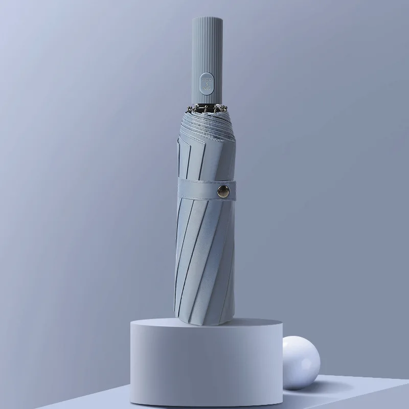 

Автоматический зонт-парасоль черный 10 спиц