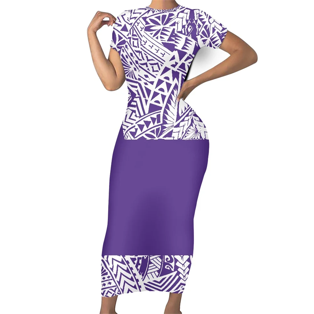 Оптовая цена женское повседневное платье полинезийское Самоа традиционное