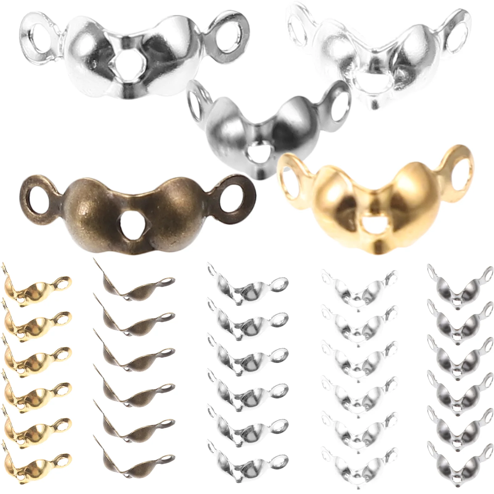 

1000 Pcs Bead Cover Bracelet Material Clasp Necklace Metal Clasps Necklaces Jewelry Making Accessories Supplies