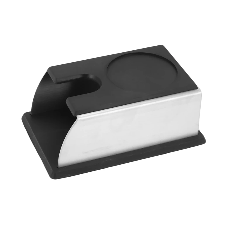 Прочная силиконовая подставка для тампера кофе эспрессо из нержавеющей стали