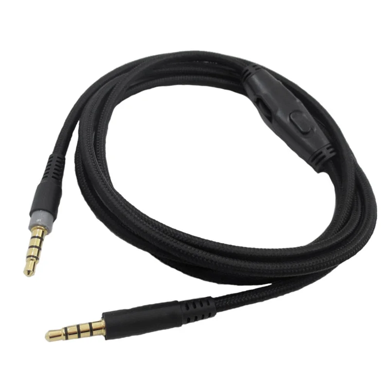 Для HyperX Cloud Alpha/-HyperX Core полетный кабель для наушников с регулятором громкости и