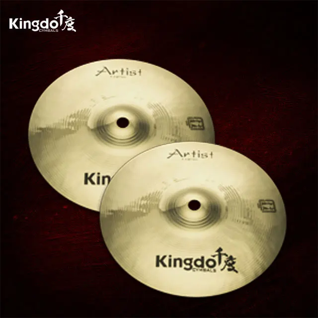 Kingdo Bright Series 8 дюймов Spllash b20 бронзовые тарелки для музыкальных инструментов