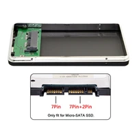 480mbps usb2 0 to 1 8 inch micro sata 16pin 79 ssd hdd external hard disk enclosure