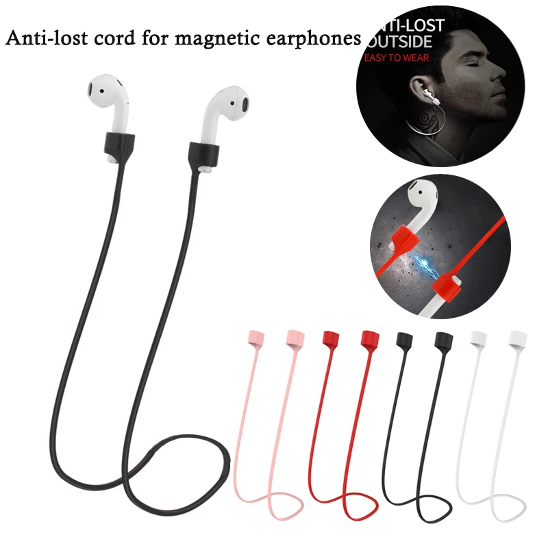 

Magnetic Earphone Anti-lost Rope for Apple AirPods Wireless Bluetooth Earphone Silicone Lanyard Earphone Anti-lost Lost Line