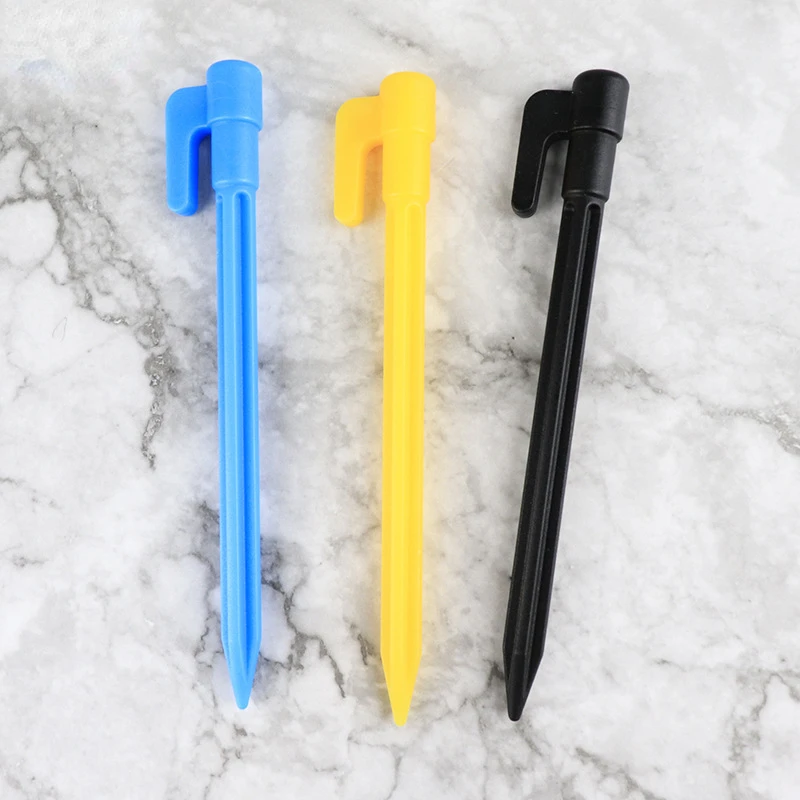 

Tent Nail Beach Mat Windproof Yellow Plastic Nail Suitable for Outdoor Camping Inflatable Sofa