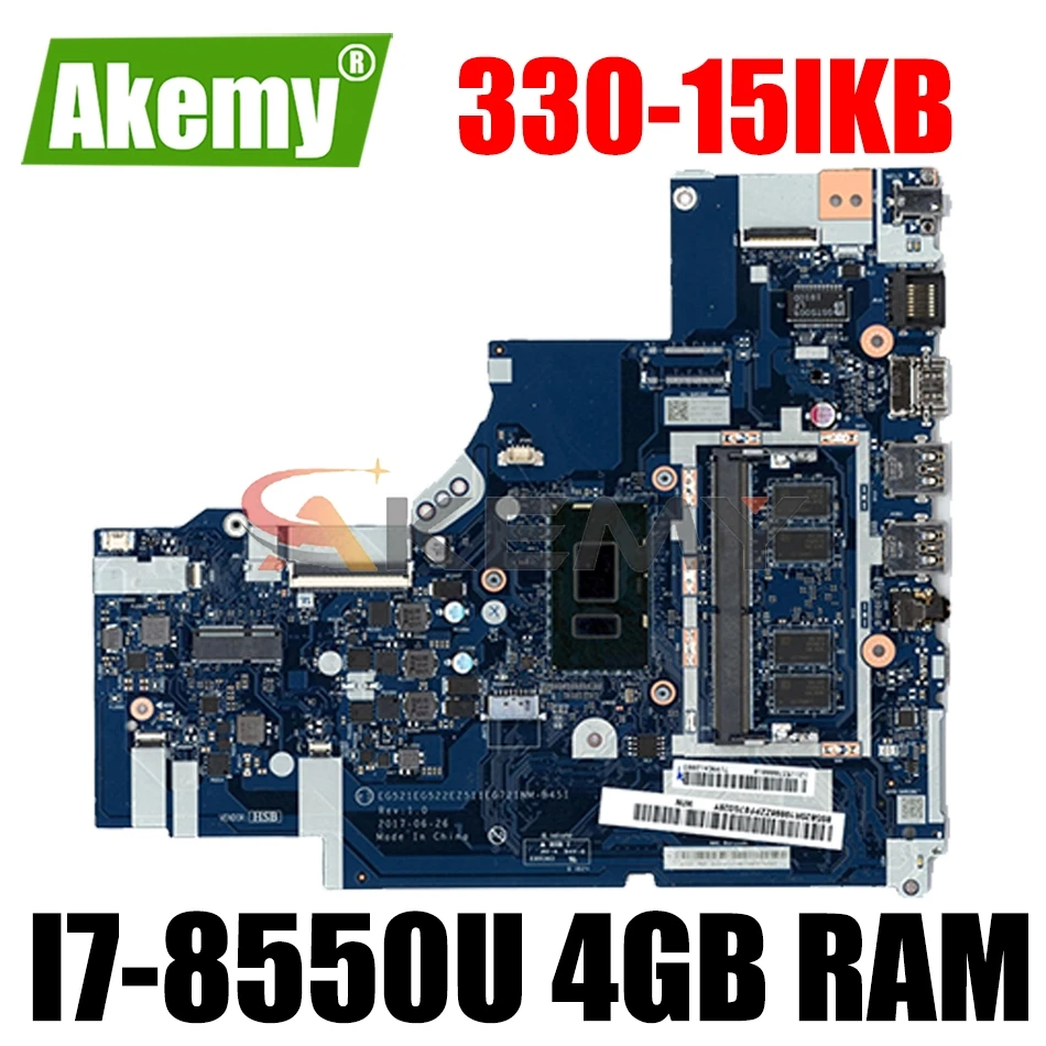 

NM-B451 UMA материнская плата w/ i7-8550U & 4G RAM - 5B20Q13060 для Lenovo IdeaPad 320-15IKB Touch