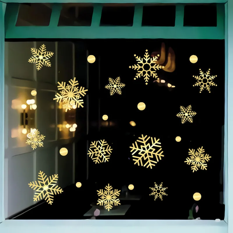 

Christmas Decorations Snow New Year's Kids Wall Stickers, Decor for Room, Wall Decorative Stickers Windows, 2023, Free Shipping