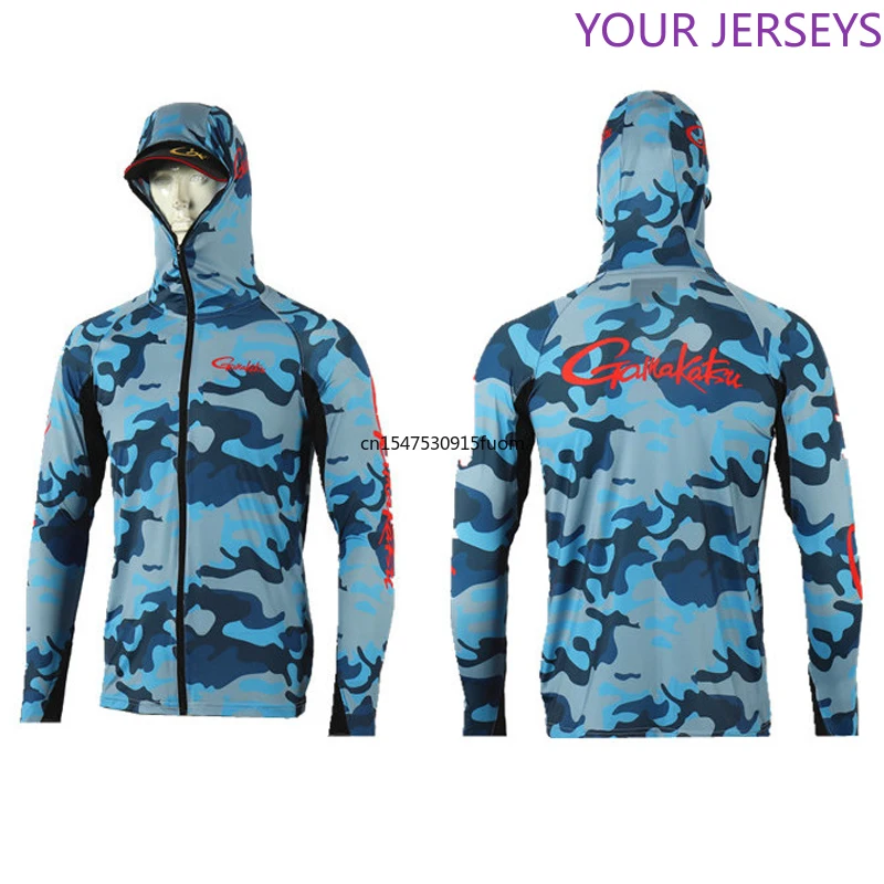 

Summer Long Sleeves Fishing Jersey New Shirts Quick Dry Hoodie Outdoor Sun Protection Clothes For Men Pesca Camiseta