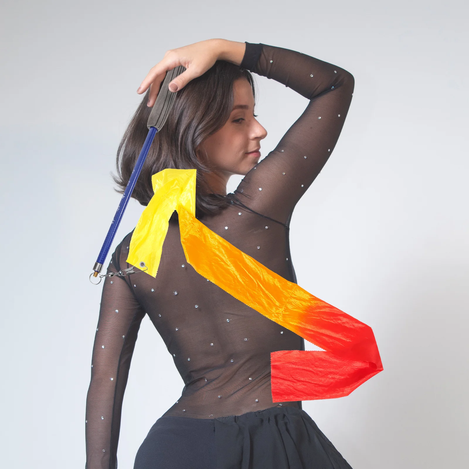 

Portable Ribbon Rod Multi-use Poles Dancing Ribbons Performing Prop Telescoping