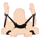 Эротические секс-игрушки для пар открытый ног БДСМ бондаж фиксаторы SM нейлоновый пояс верности запястья и лодыжки наручники набор для взрослых игр