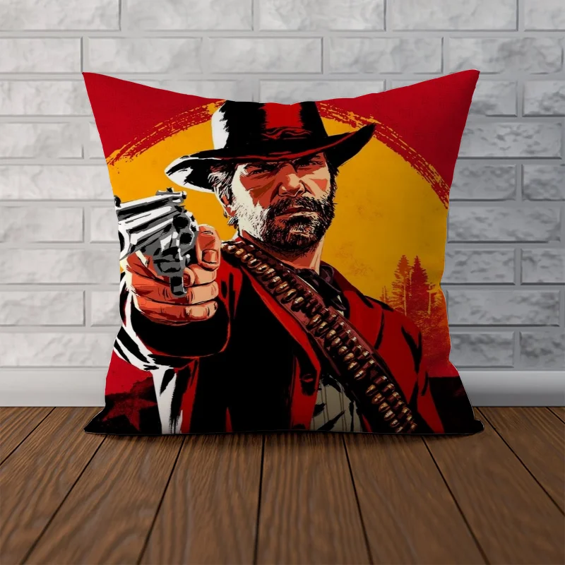 Декоративная наволочка Red Dead Redemption домашний декор нетоксичный экологически