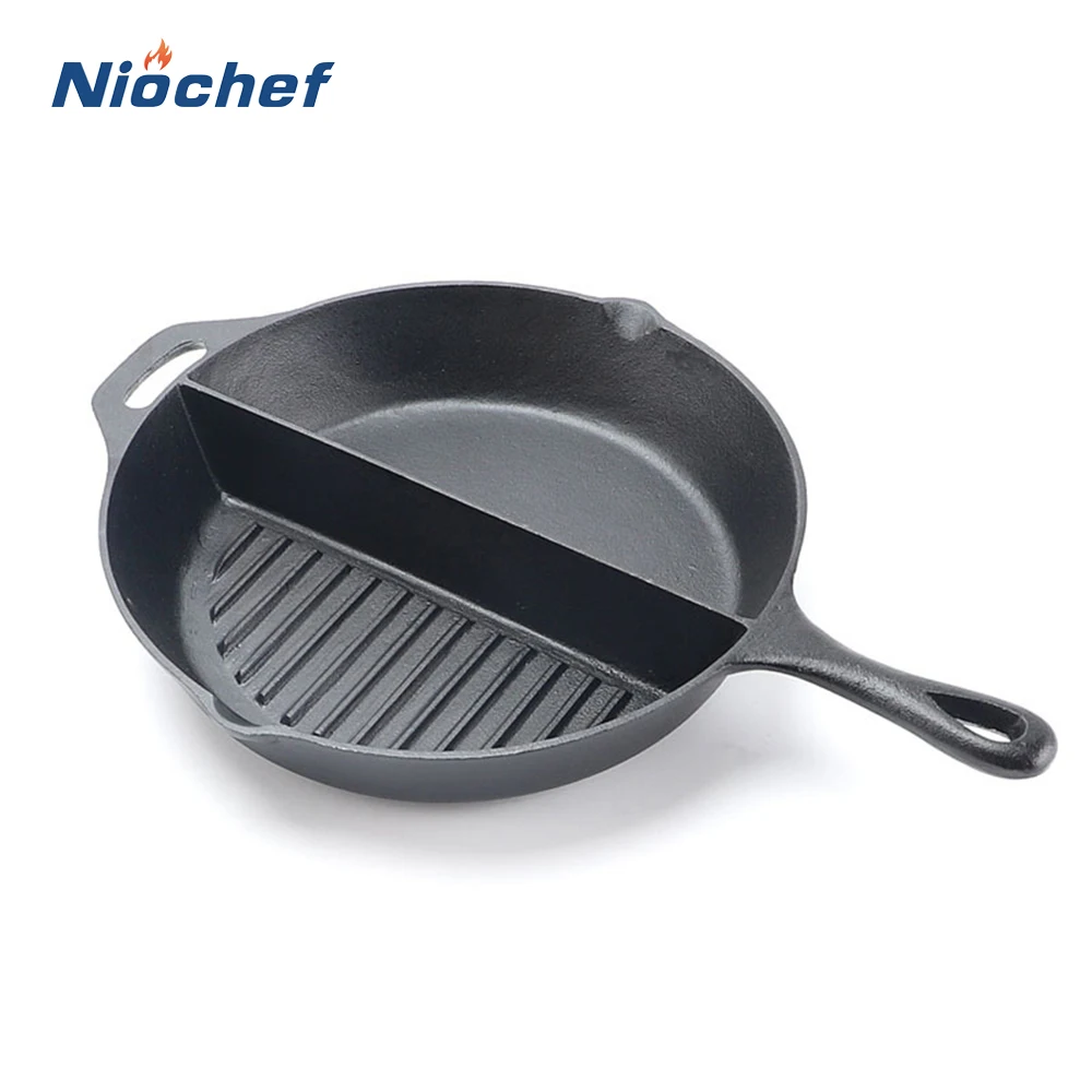 

Cast Iron Frying Pan Thickened Omelet Pan Pancake Steak Breakfast Maker Barbecue Pans Non-Stick Kitchen Cooking Tools Cookware