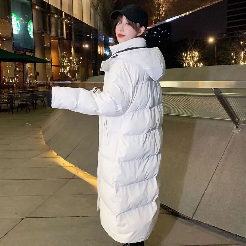 Winter Hooded Long Parkas Women Down Cotton Snow Wear Overcoat Thicken Warm Jackets New Loose Cotton Padded 2023 News S63
