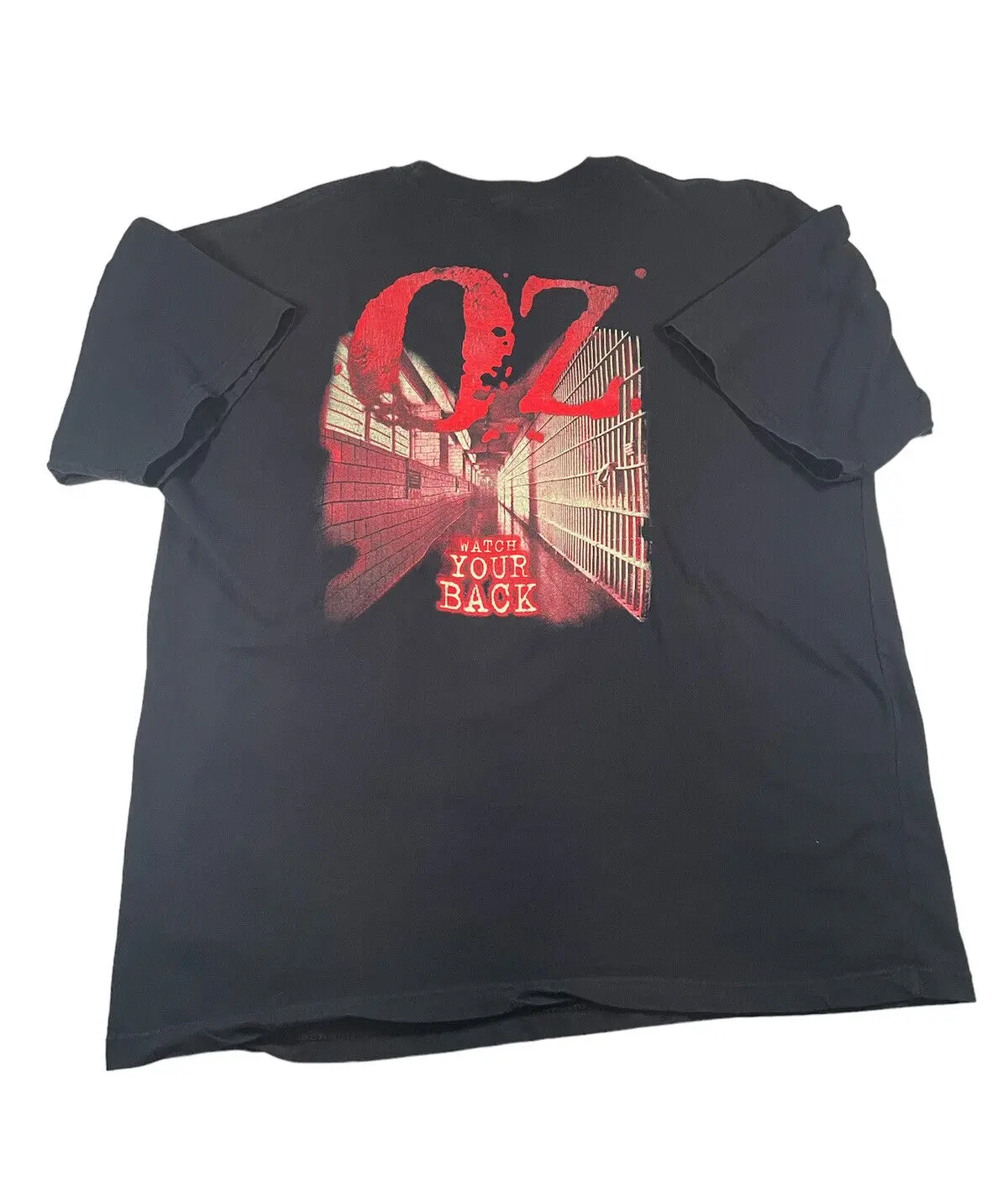 Vtg Oz Hbo Футболка xl эксклюзивный товар ТВ сериал смотрите свой задний тюремный