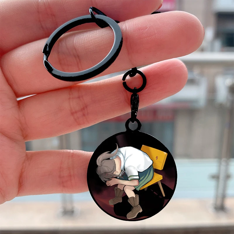 

Suzume No Tojimari Japanese Anime Key Tag Motorcycles Cars Backpack Chaveiro Keychain For Friends Key Ring Accessories Fans Gift