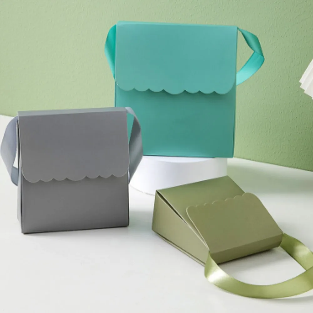 1 шт. бумажная коробка для упаковки ювелирных изделий 7x7x2 см