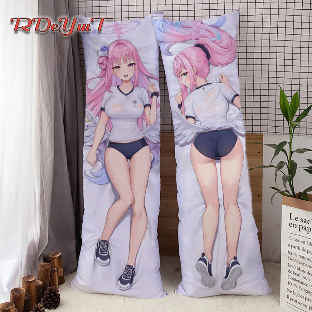 Игровой синий архив Misono Mika Dakimakura обнимающая наволочка сделай сам для подушки