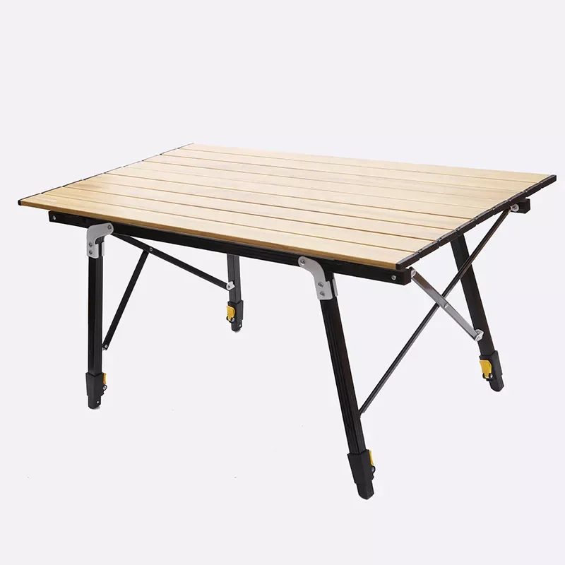 

Outdoor Folding Table Aluminum Alloy Portable Adjustable Table Durable Dinner Lunch Party Picnic Fishing Garden Table Desk
