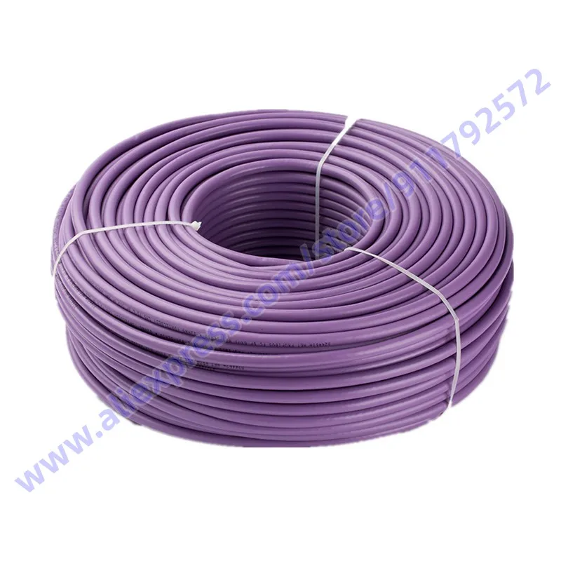 Кабель шины Siemens DP, совместимый с шиной 6XV1830-0EH10 6XV1 830 Profibus DP фиолетовая линия 2 м