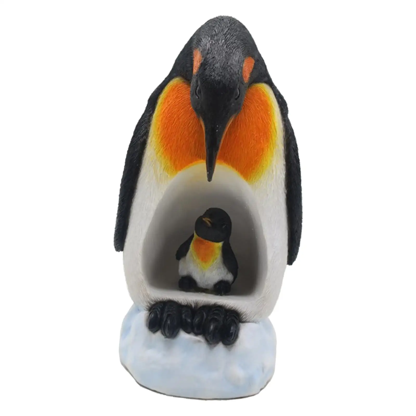 

3D Penguin Solar Light Solar Powered Resin Table Lamp Landscape Lamp Night Light for Lawn Deck Christmas LED Light Decoration