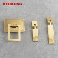 furniture hardware modern fashion gold handle kitchen cabinet zinc alloy knob drawer handle 2022 new chinese style handle