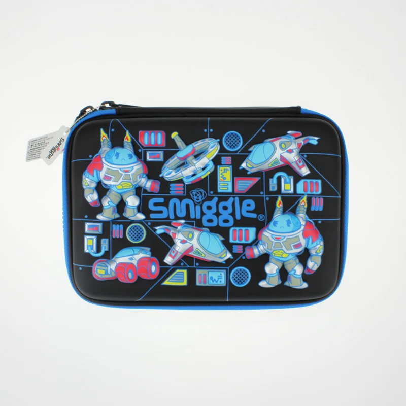 Новый чехол для карандашей Smiggle мальчиков Eva Alien Kawaii мультяшные рисунки классные