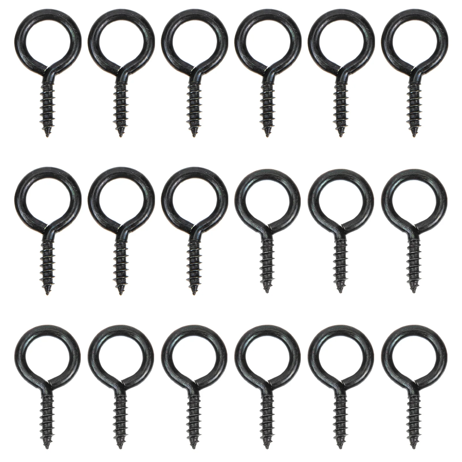 

30 Pcs Anti-rust Eye Hooks Bolt Indoor Self Tapping Screw Ceiling Heavy Duty Small Outdoor Iron Screws