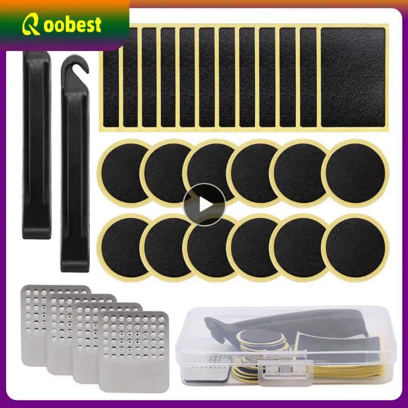 

Universal Bicycle Tire Repair Stickers Portable Quick Tire Repair Kit Tire Pry Glue-free Tire Patch MTB Bike Tire Repair Patch