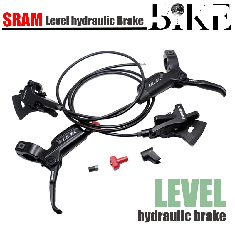 

SRAM LEVEL MTB 2-PISTONS Hydraulic Disc Brake 800-1500mm Front & Rear Black
