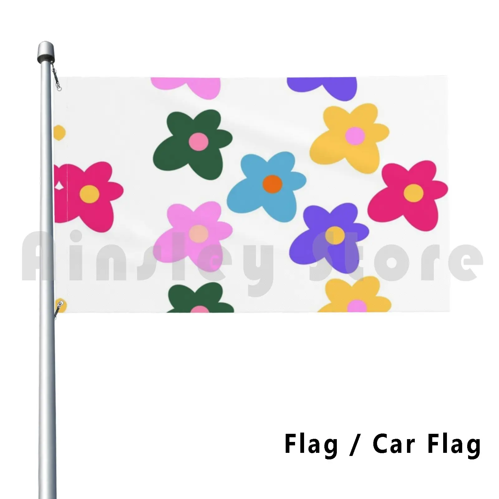 Golf Wang Tyler The Creator Flowers Flag Car Flag Funny Flower Golf Wang Flowers Tyler The Creator