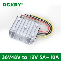 dgxby 36v 48v to 12v 5a 8a 10a step down dc dc converter 20v60v to 12v voltage regulator car truck marine power supply ce