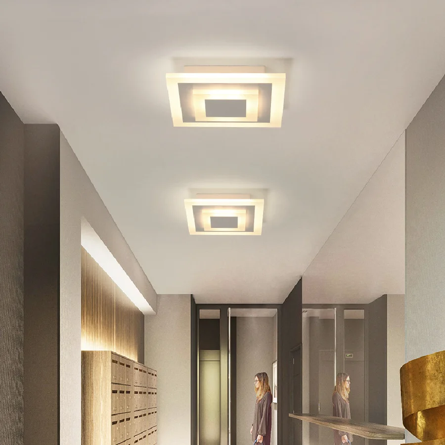 

Entrance hallway lamp Simple modern creative staircase hallway corridor light light luxury cloakroom Nordic ceiling lamps