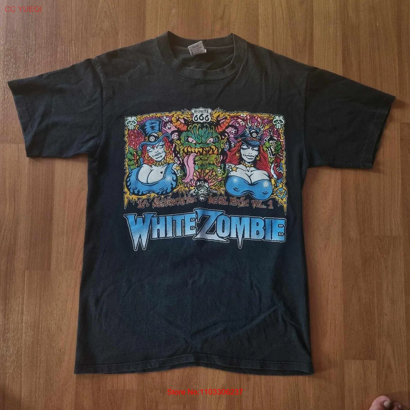 White Zombie La Sexorcisto Devil Music Vol. Рубашка World Tour 1993 большая L VTG
