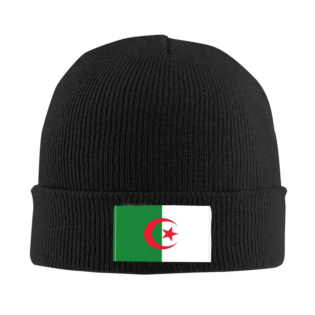 Algeria Flag Skullies Beanies Caps Men Women Unisex Hip Hop Winter Warm Knit Hat Adult Printed Bonnet Hats 1