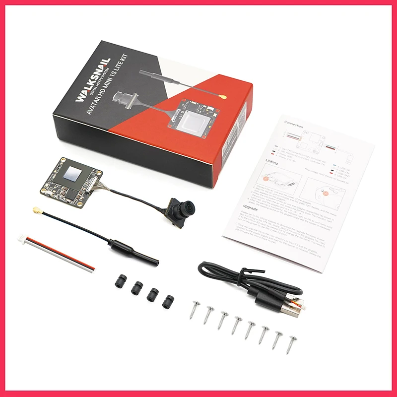 

Walksnail Avatar HD Mini 1s Lite Kit 14X14mm Avatar Lite Camera для FPV Freestyle Tinywhoop Cinewhoop Drones DIY Parts