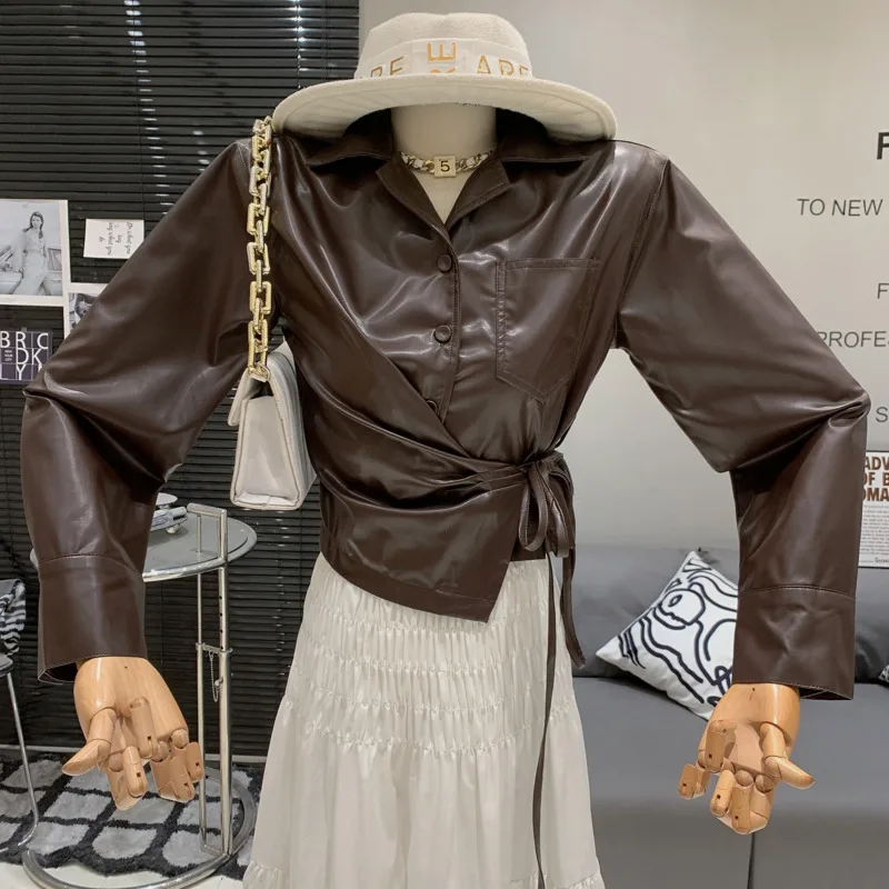 EWQ High Street сексуальная рубашка из полиэстера