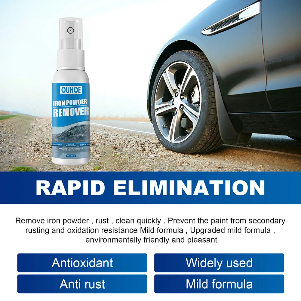 

Rust Remover Rust Removal Spray 30ml Anti-rust Lubricant Liquid Multi-Purpose Rust Remover Remove Atomization High Quality