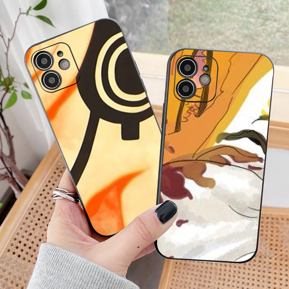 

Japanese NARUTO Anime Phone Case For Funda iPhone 13 12 11 Pro Max 12 13 Mini X XR XS Max 6 6s 7 8 Plus Celular Soft