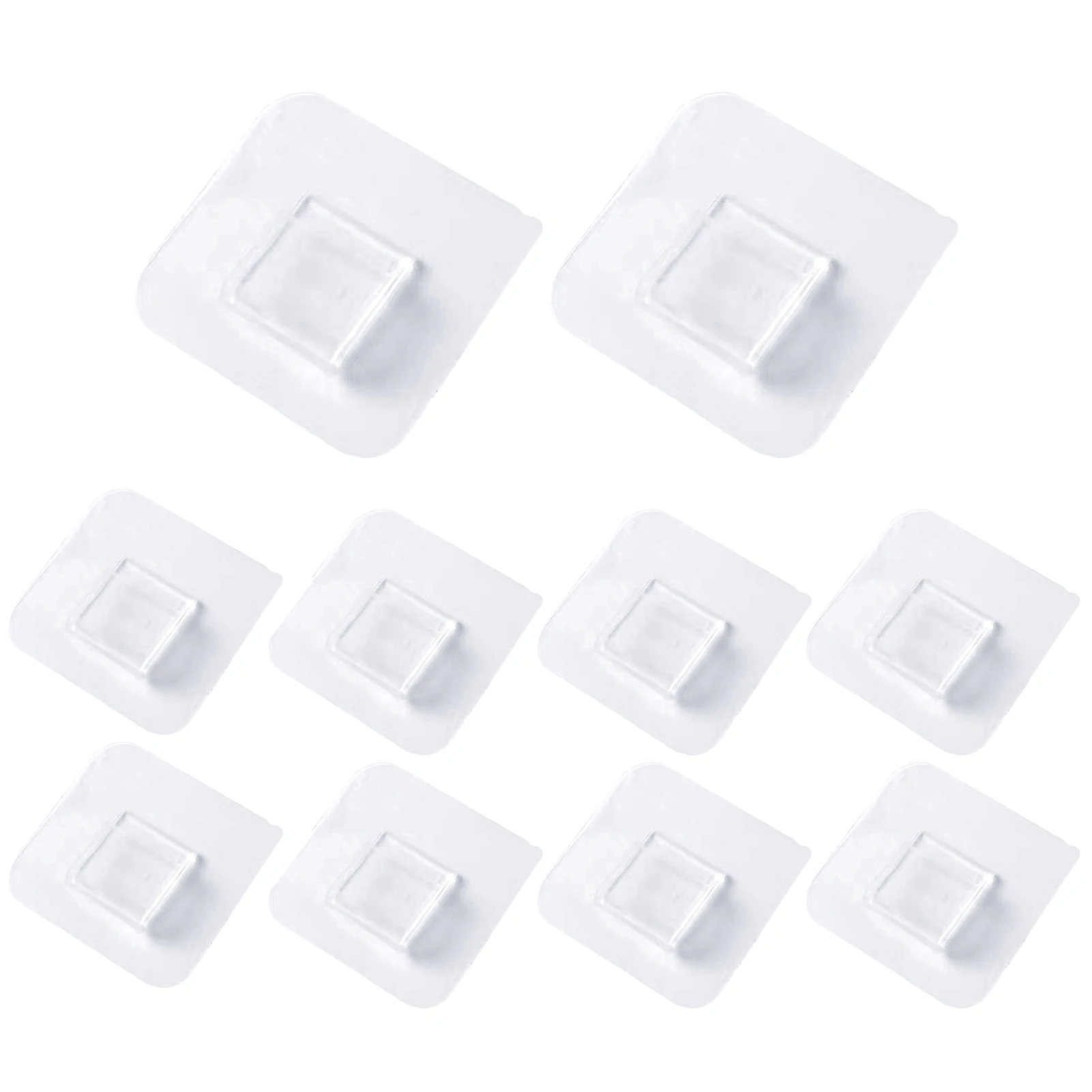 

10 шт., прозрачный бесшовный держатель для стеллажа