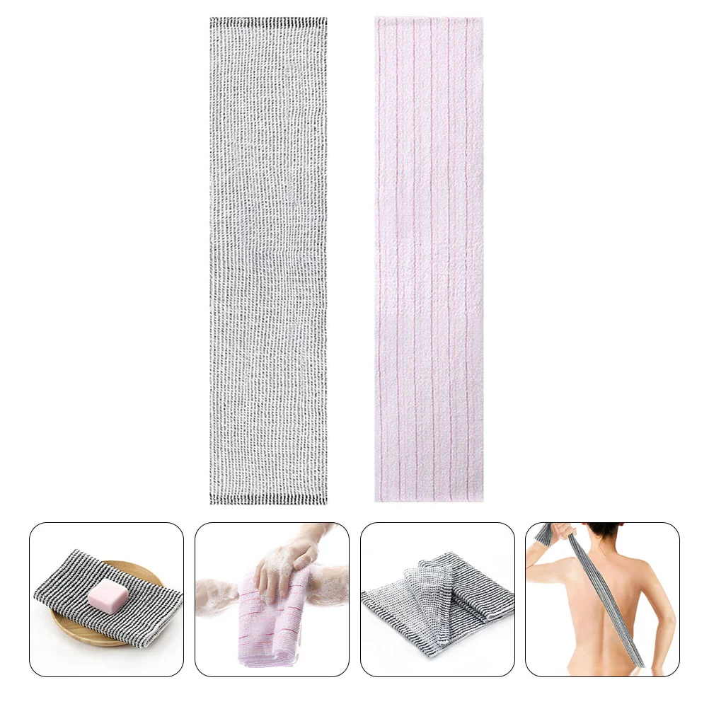 

Towel Wash Cloth Body Shower Bath Towels Scrubber Exfoliating Loofah Bathroom Scrub Pad Sponge Brush Cleansing Skin Belt